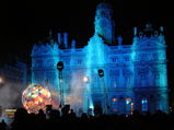 Lyon during the festival of lights: H�tel de Ville