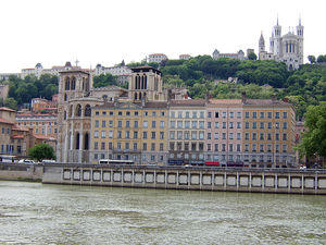 Primatiale Saint-Jean and Fourvi�re hill